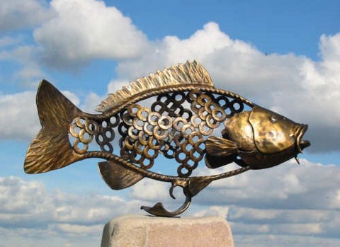 carpe horizontale sur ciel