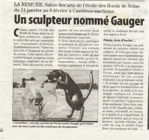 article à l'occasion de carrière/seine